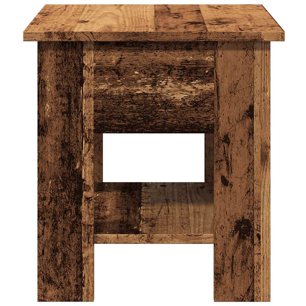 vidaXL Coffee Table Old Wood 40x40x42 cm Engineered Wood 6