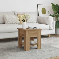 vidaXL Coffee Table Artisan Oak 40x40x42 cm Engineered Wood 1
