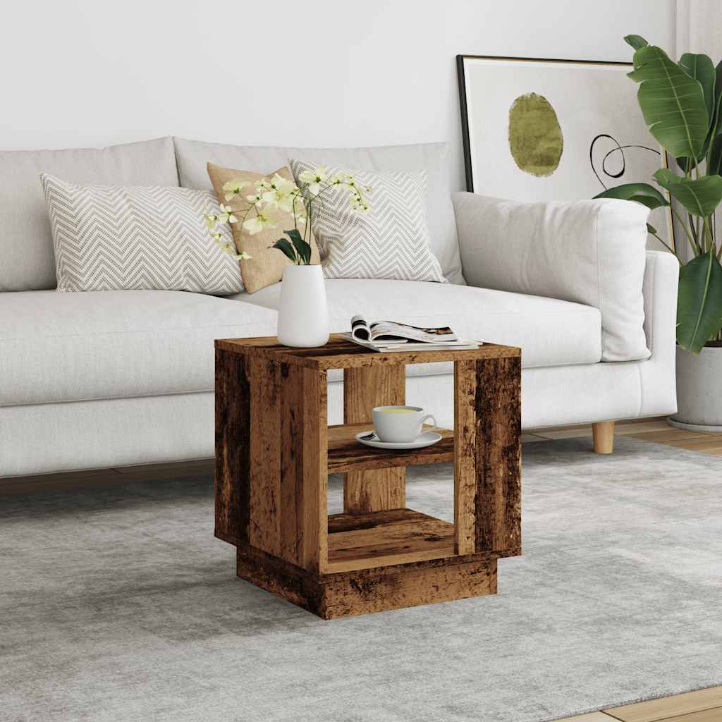 vidaXL Coffee Table Old Wood 40x40x43 cm Engineered Wood 3