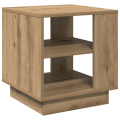 vidaXL Coffee Table Artisan Oak 40x40x43 cm Engineered Wood 2