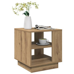 vidaXL Coffee Table Artisan Oak 40x40x43 cm Engineered Wood 3