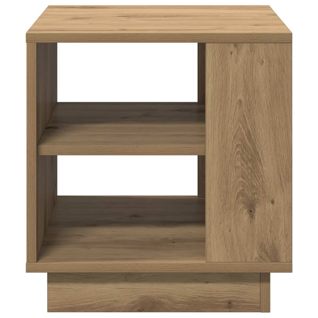 vidaXL Coffee Table Artisan Oak 40x40x43 cm Engineered Wood 4