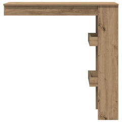 vidaXL Wall Bar Table Artisan Oak 102x45x103.5 cm Engineered Wood 5