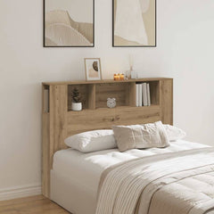 Headboard Cabinet 140x18.5x104.5 cm 140 cm Artisan oak