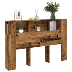 Headboard Cabinet 160x18.5x104.5 cm 160 cm Old wood