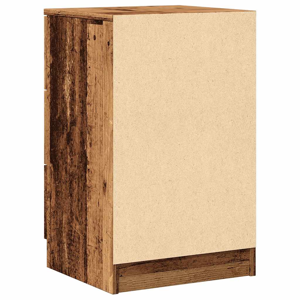 vidaXL Bedside Cabinets 2 pcs Old Wood 40x36x65 cm Engineered Wood 6
