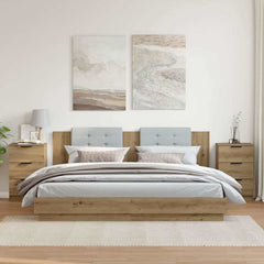 vidaXL Bedside Cabinets 2 pcs Artisan Oak 40x36x65 cm Engineered Wood 1