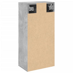 vidaXL Wall-mounted Bathroom Cabinet Concrete Grey 32x20x67 cm 6