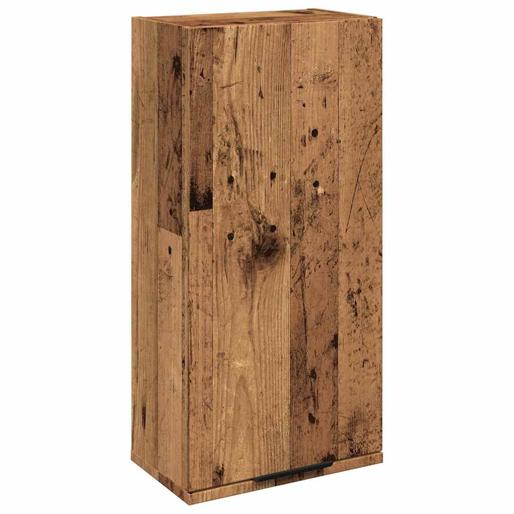 vidaXL Wall-mounted Bathroom Cabinet Old Wood 32x20x67 cm 2