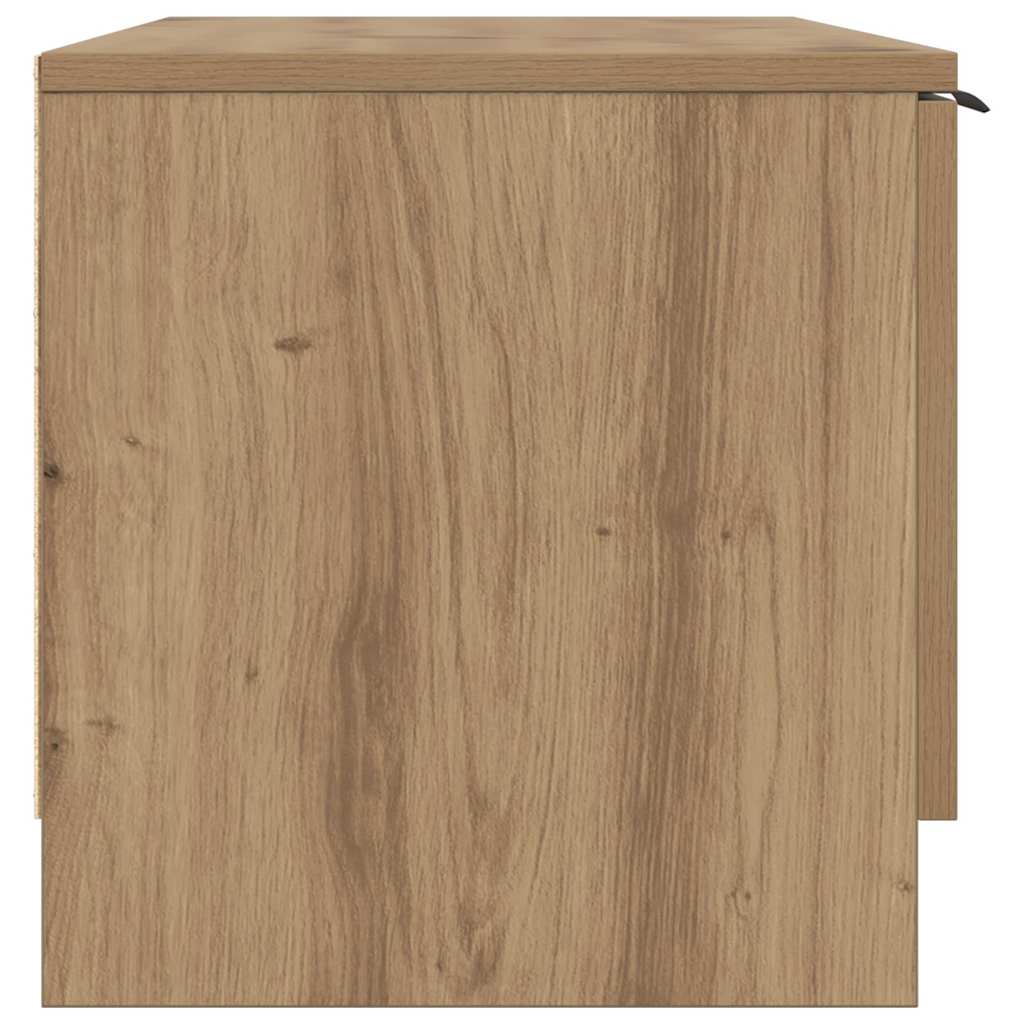vidaXL TV Cabinet Artisan Oak 102x35x36.5 cm Engineered Wood 6