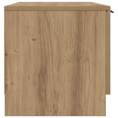 vidaXL TV Cabinet Artisan Oak 102x35x36.5 cm Engineered Wood 6