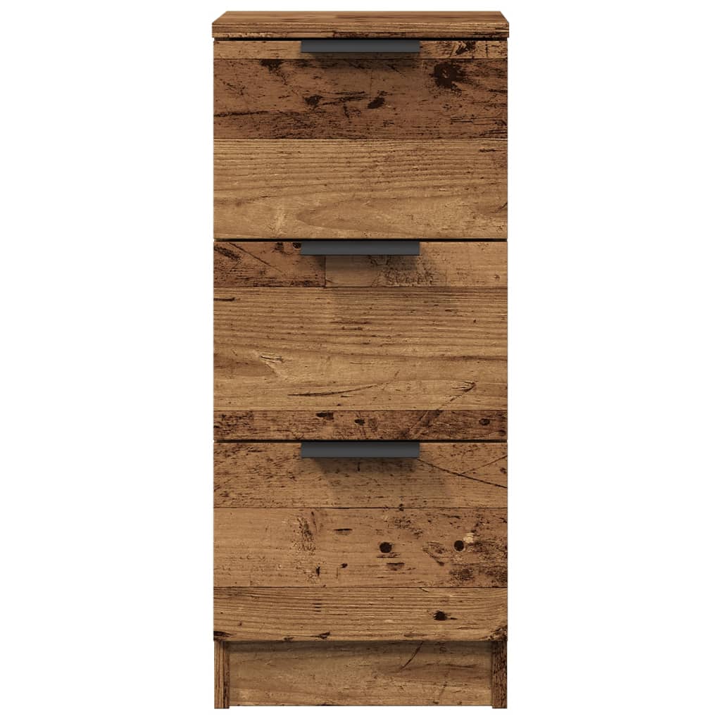 vidaXL Sideboard Old Wood 30x30x70 cm Engineered Wood 4
