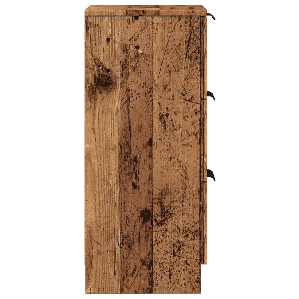 vidaXL Sideboard Old Wood 30x30x70 cm Engineered Wood 6
