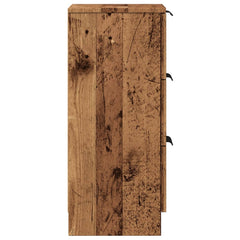 vidaXL Sideboard Old Wood 30x30x70 cm Engineered Wood 6
