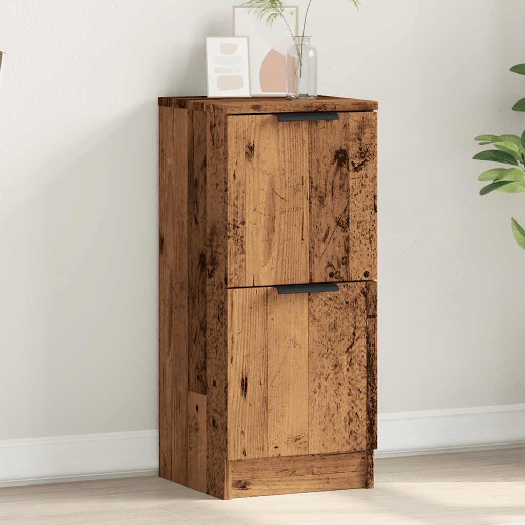 vidaXL Sideboard Old Wood 30x30x70 cm Engineered Wood 4