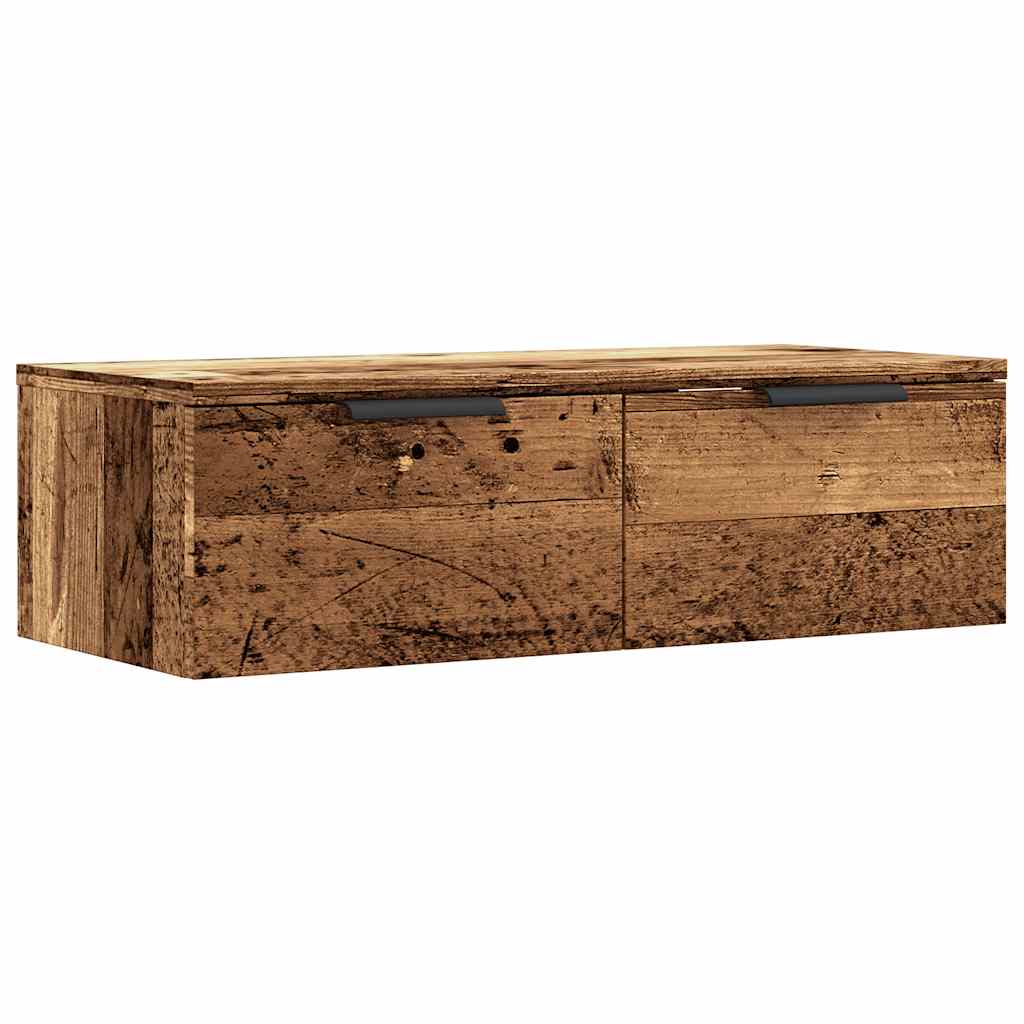 vidaXL Wall Cabinet Old Wood 68x30x20 cm Engineered Wood 2