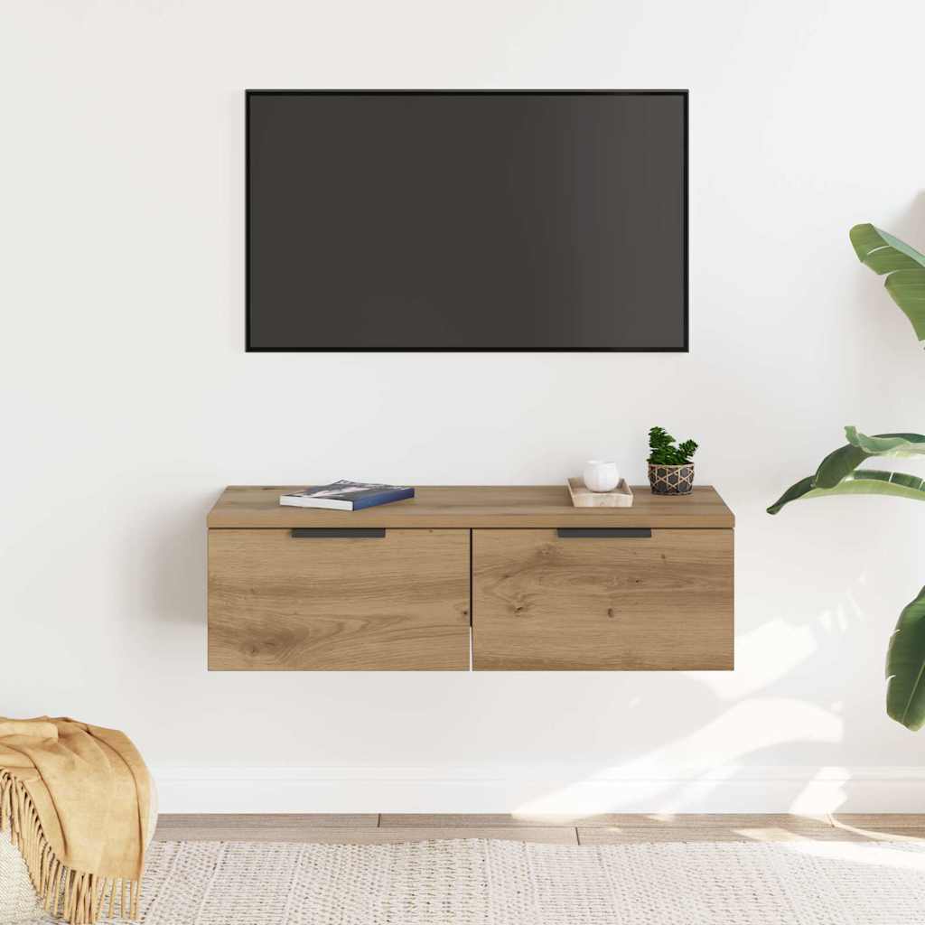 vidaXL Wall Cabinet Artisan Oak 68x30x20 cm Engineered Wood 1