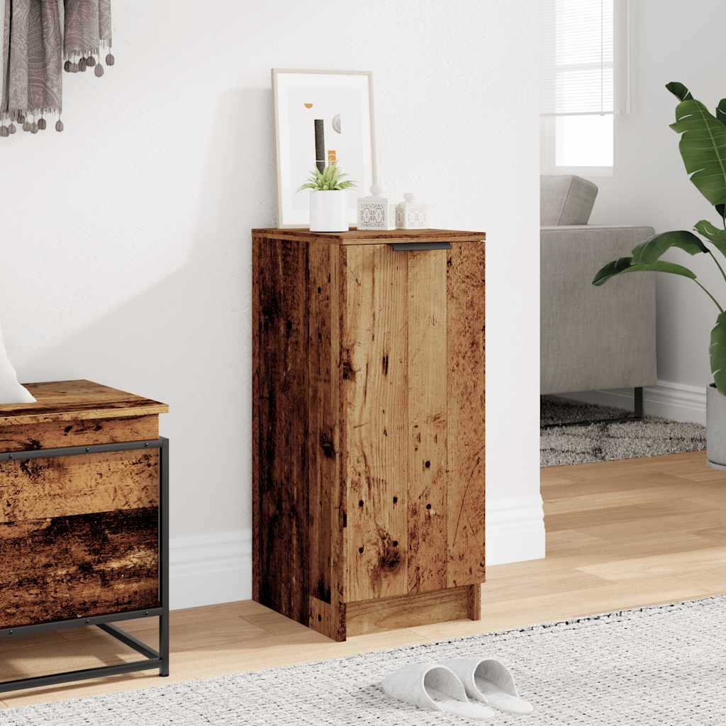vidaXL Shoe Cabinet Old Wood 29.5x35x70 cm Engineered Wood 3
