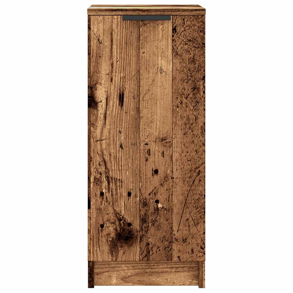 vidaXL Shoe Cabinet Old Wood 29.5x35x70 cm Engineered Wood 4