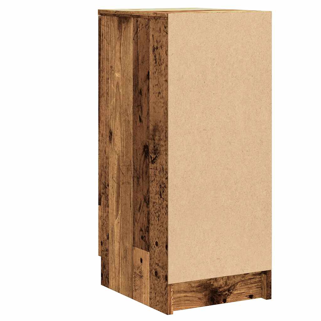 vidaXL Shoe Cabinet Old Wood 29.5x35x70 cm Engineered Wood 6