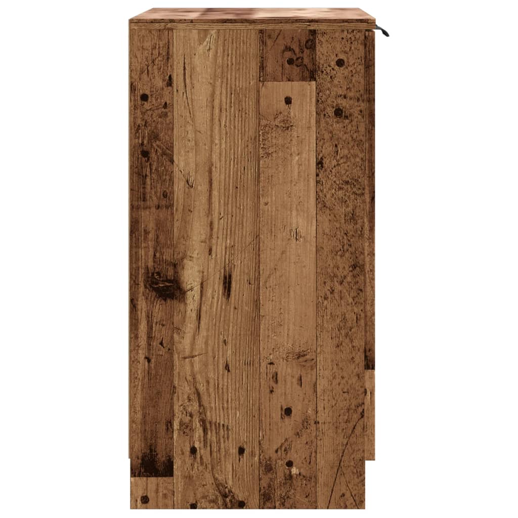 vidaXL Shoe Cabinet Old Wood 59x35x70 cm Engineered Wood 6