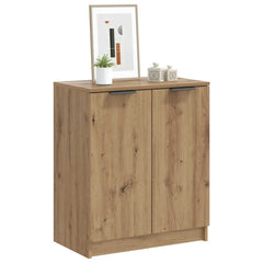 vidaXL Shoe Cabinet Artisian Oak 59x35x70 cm Engineered Wood 3