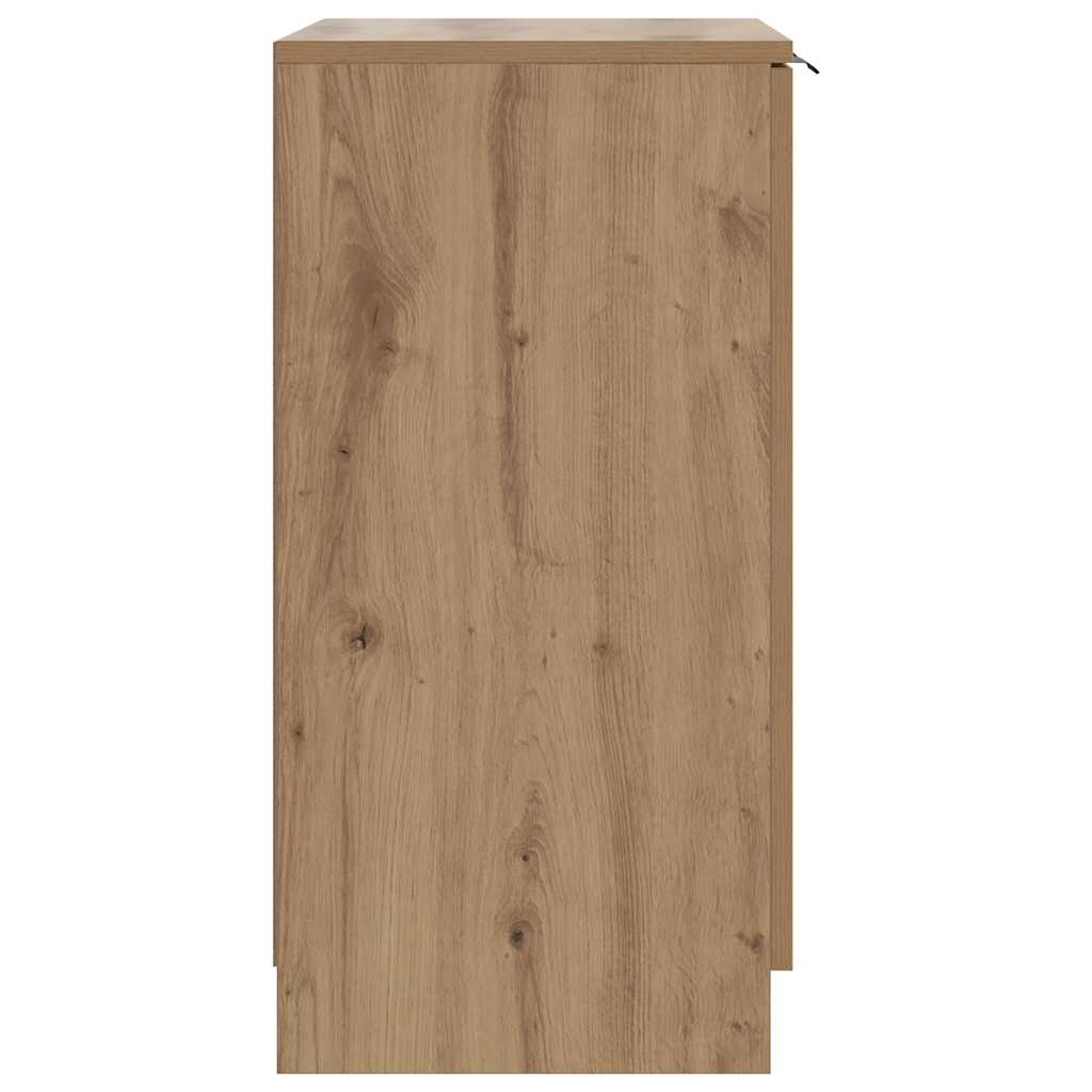 vidaXL Shoe Cabinet Artisian Oak 59x35x70 cm Engineered Wood 6