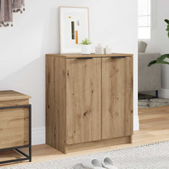 vidaXL Shoe Cabinet Artisian Oak 59x35x70 cm Engineered Wood 1