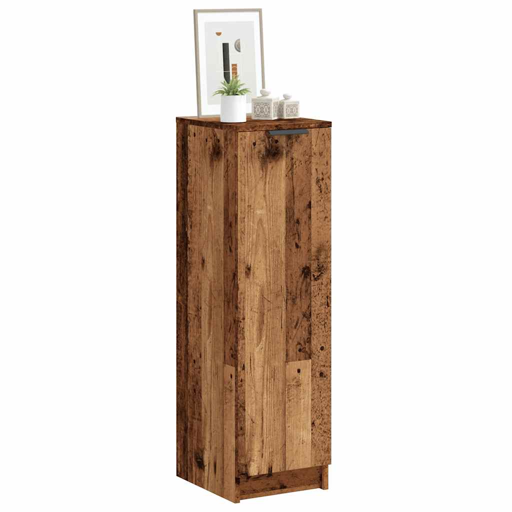 vidaXL Shoe Cabinet Old Wood 29.5x35x100.5 cm Engineered Wood 1
