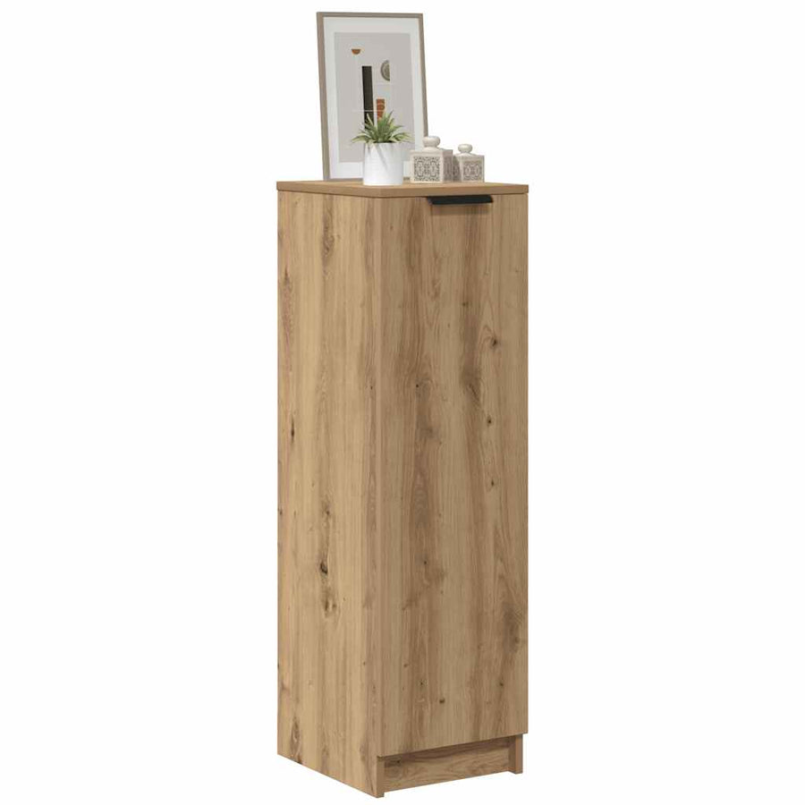 Shoe Cabinet Engineered Wood in Artisan Oak