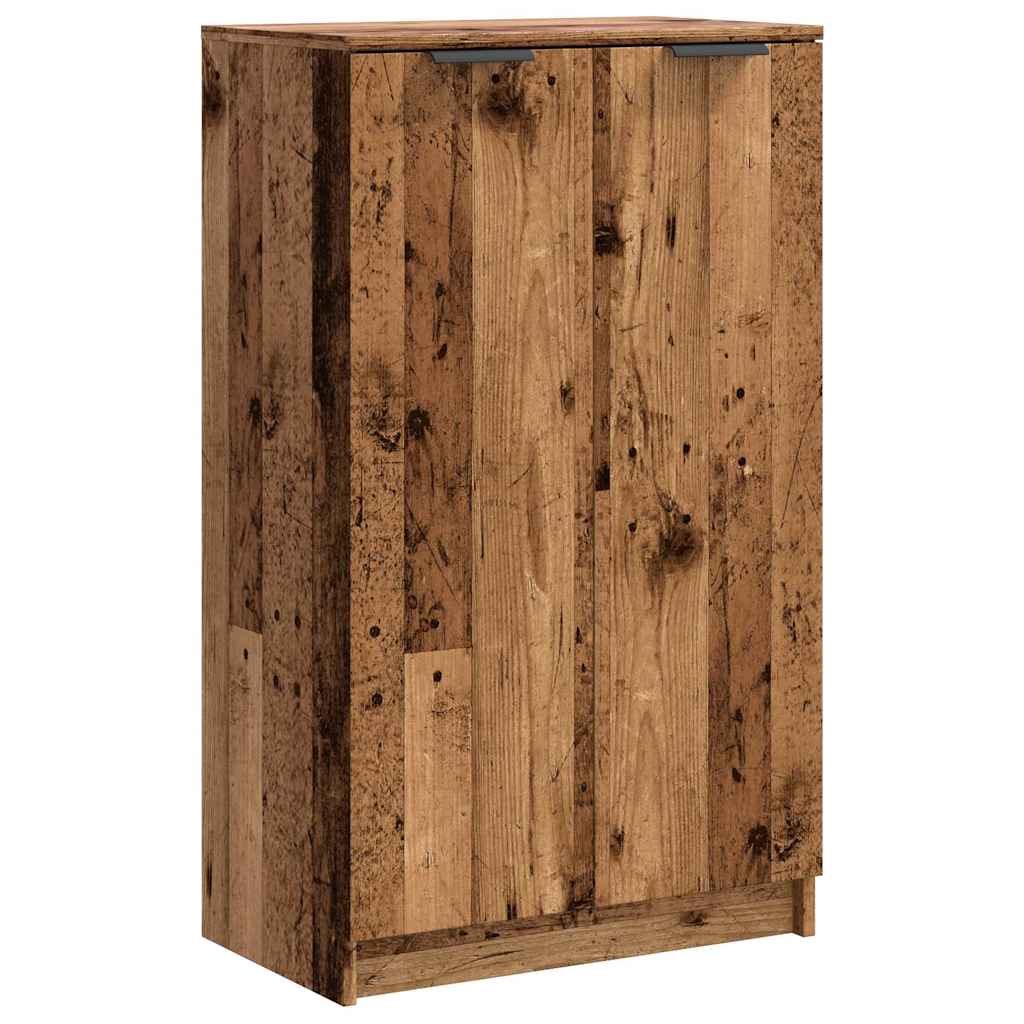 vidaXL Shoe Cabinet Old Wood 59x35x100.5 cm Engineered Wood 2