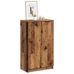 vidaXL Shoe Cabinet Old Wood 59x35x100.5 cm Engineered Wood 1