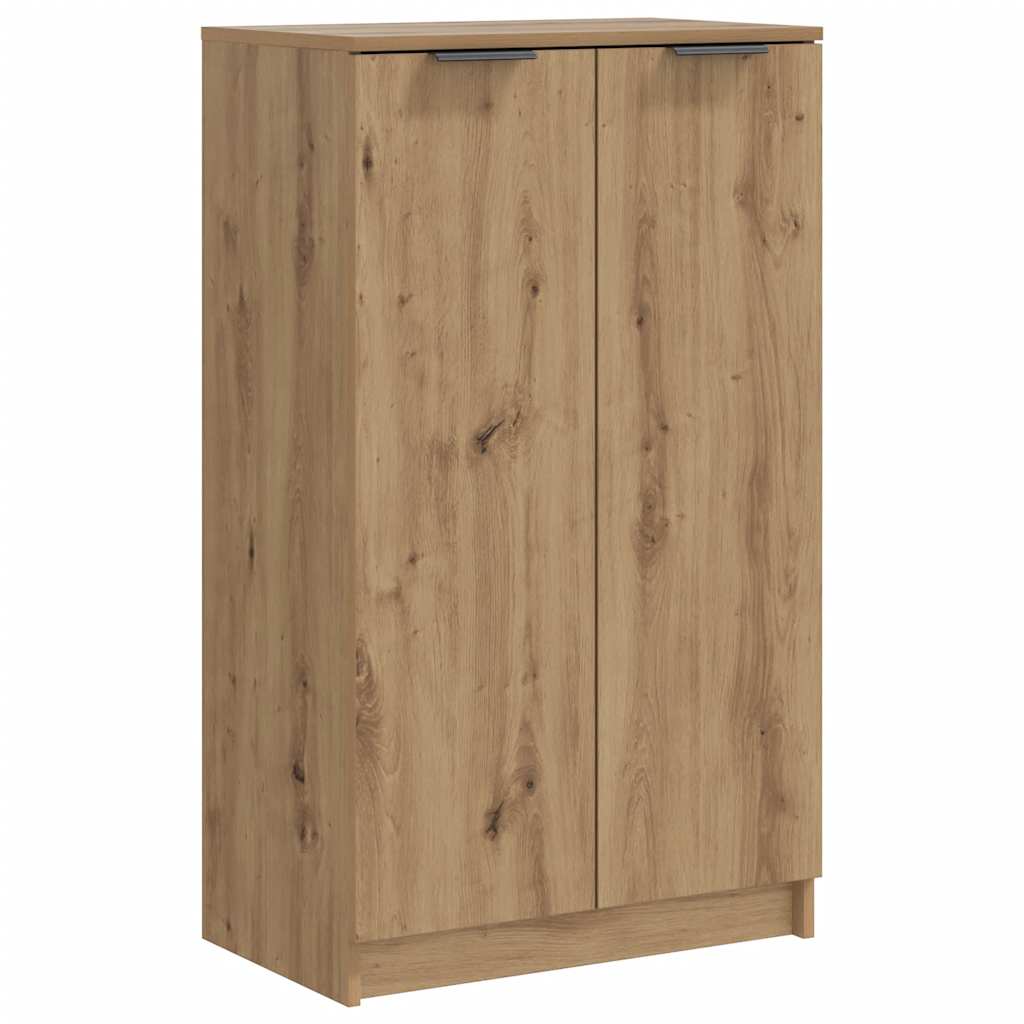 vidaXL Shoe Cabinet Artisian Oak 59x35x100.5 cm Engineered Wood 2