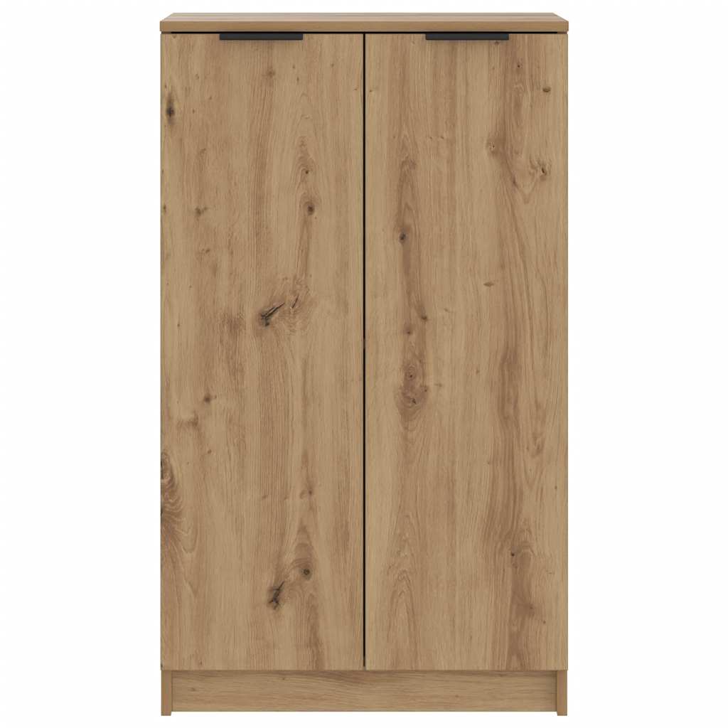vidaXL Shoe Cabinet Artisian Oak 59x35x100.5 cm Engineered Wood 5