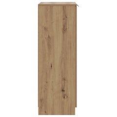 vidaXL Shoe Cabinet Artisian Oak 59x35x100.5 cm Engineered Wood 6