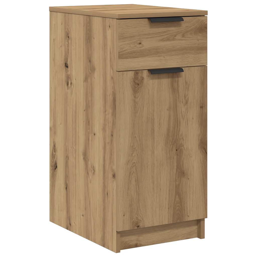 vidaXL Desk Cabinet Artisan Oak 33x50x75 cm Engineered Wood 2