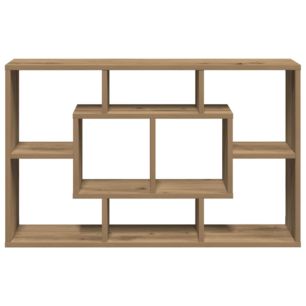 vidaXL Wall Shelf Artisan Oak 85x16x52.5 cm Engineered Wood 4
