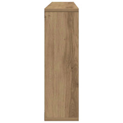 vidaXL Wall Shelf Artisan Oak 85x16x52.5 cm Engineered Wood 5
