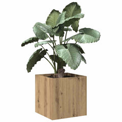 vidaXL Planter Box Artisan Oak 40x40x40 cm Engineered Wood 3