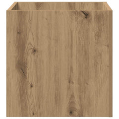 vidaXL Planter Box Artisan Oak 40x40x40 cm Engineered Wood 4