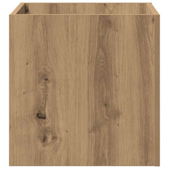 vidaXL Planter Box Artisan Oak 40x40x40 cm Engineered Wood 5