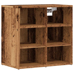 vidaXL Shoe Cabinet Old Wood 52x30x50 cm 2