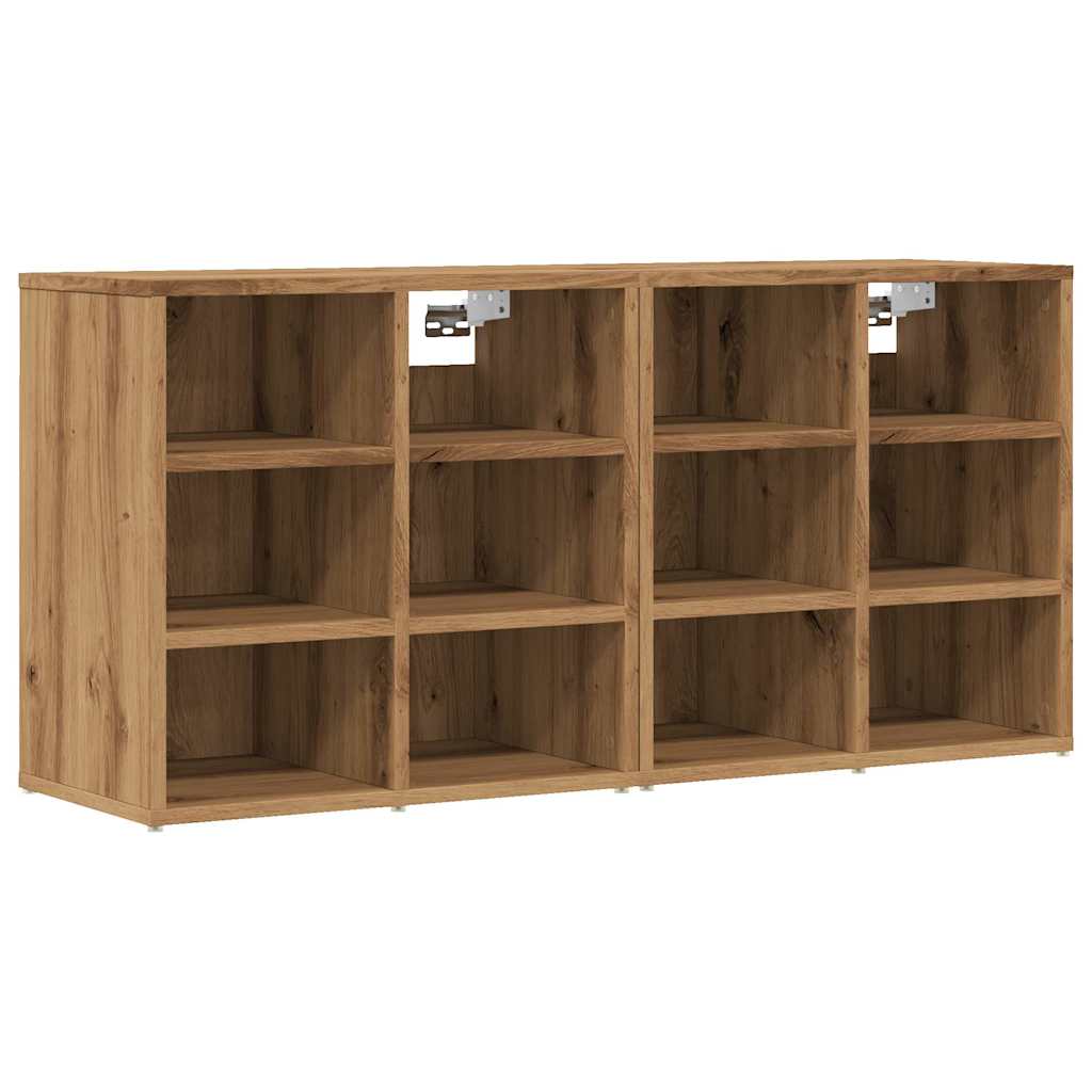 vidaXL Shoe Cabinets 2 pcs Artisan Oak 52x30x50 cm 2