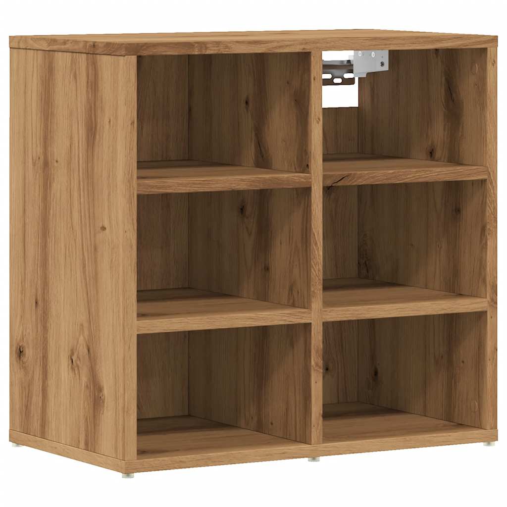 vidaXL Shoe Cabinets 2 pcs Artisan Oak 52x30x50 cm 4