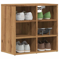 vidaXL Shoe Cabinets 2 pcs Artisan Oak 52x30x50 cm 1