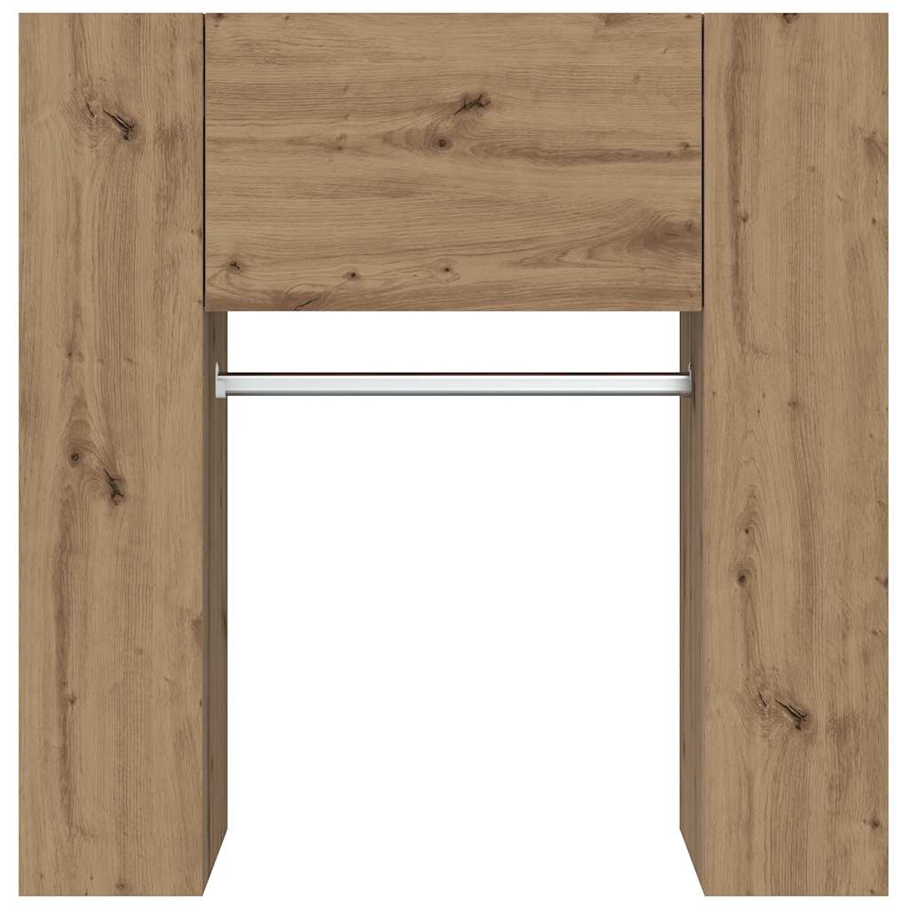 vidaXL Hallway Cabinet Artisan Oak 97.5x37x99 cm Engineered Wood 4