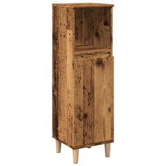 vidaXL Bathroom Cabinet Old Wood 30x30x100 cm Engineered Wood 2