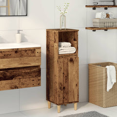 vidaXL Bathroom Cabinet Old Wood 30x30x100 cm Engineered Wood 1