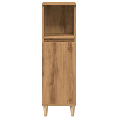 vidaXL Bathroom Cabinet Artisan Oak 30x30x100 cm Engineered Wood 4