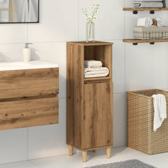 vidaXL Bathroom Cabinet Artisan Oak 30x30x100 cm Engineered Wood 1